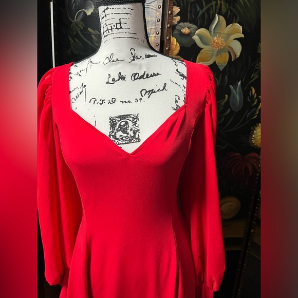 Lucy in the Sky Red Dress - Picture 4 of 11